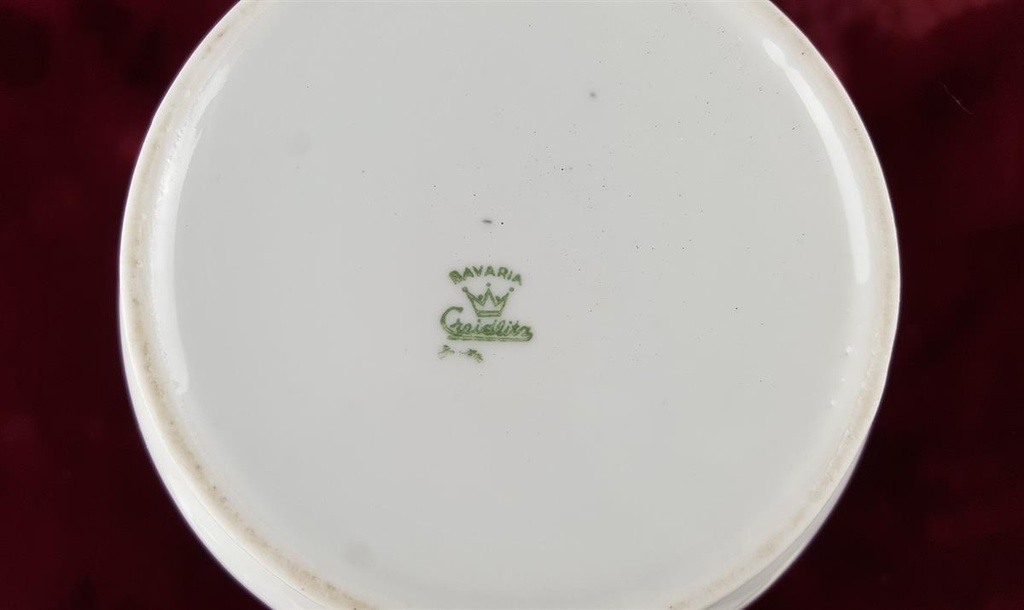 [45816433] Vase Blumenvase Bavaria 22,4 cm Creidlitz Weiß gebraucht - gut Bild 4