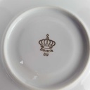 [2119157] 6er Set Untertasse Goldrand 14,4 cm Bavaria Germany weiß gebraucht - gut Bild 6