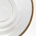 [458164333] Untertasse Goldrand 14,6 cm Schönwald Alt schwarz gold gebraucht - gut Bild 3
