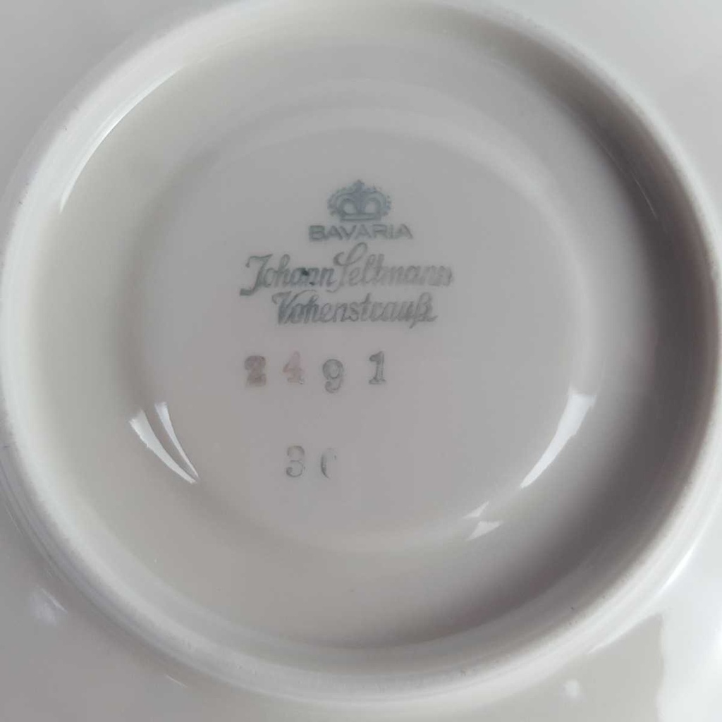 [458164335] Untertasse Goldrand 14,8 cm Seltmann Weiden Vohenstrauß Form 2491 gebraucht - gut Bild 6