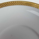 [458164336] Untertasse Goldrand 14,9 cm Kahla weiß gebraucht - gut Bild 3