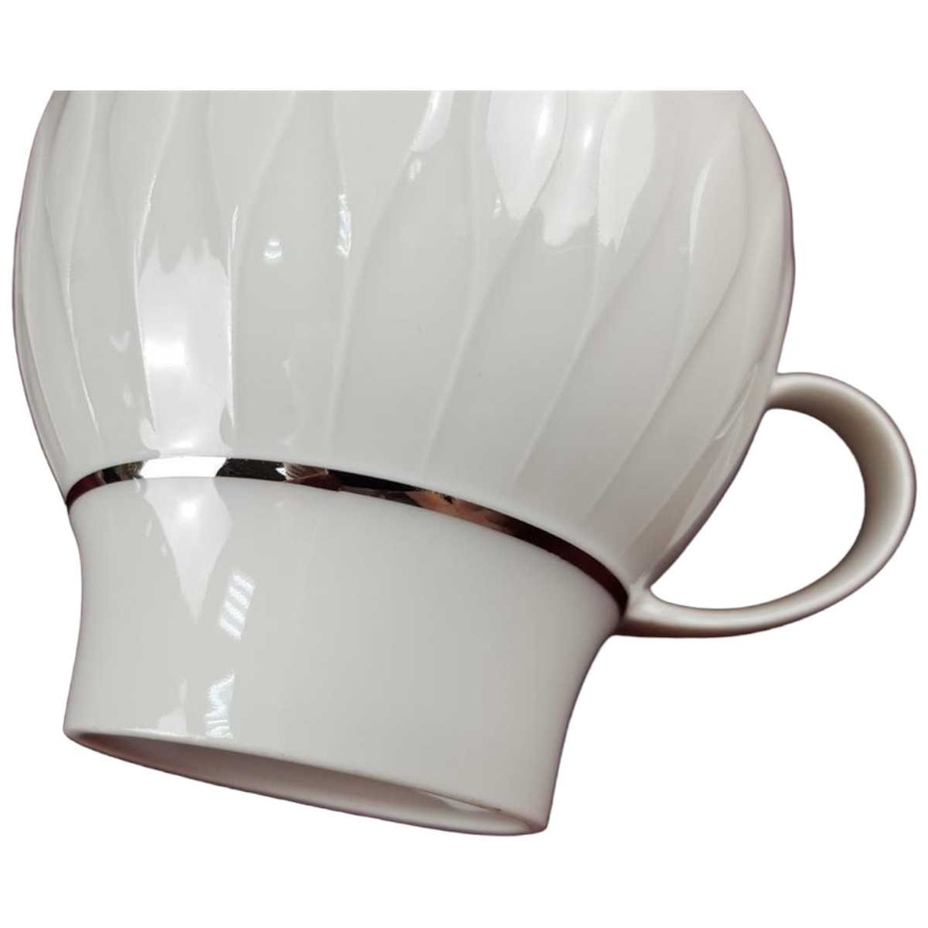 [45816434] Kaffeetasse Tasse Thomas Porzellan Lanzette Platinrand Bild 2