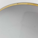 [2119161] 6er Set Speiseteller Essteller Goldrand 24,2 cm Bavaria Germany weiß gebraucht - gut Bild 5
