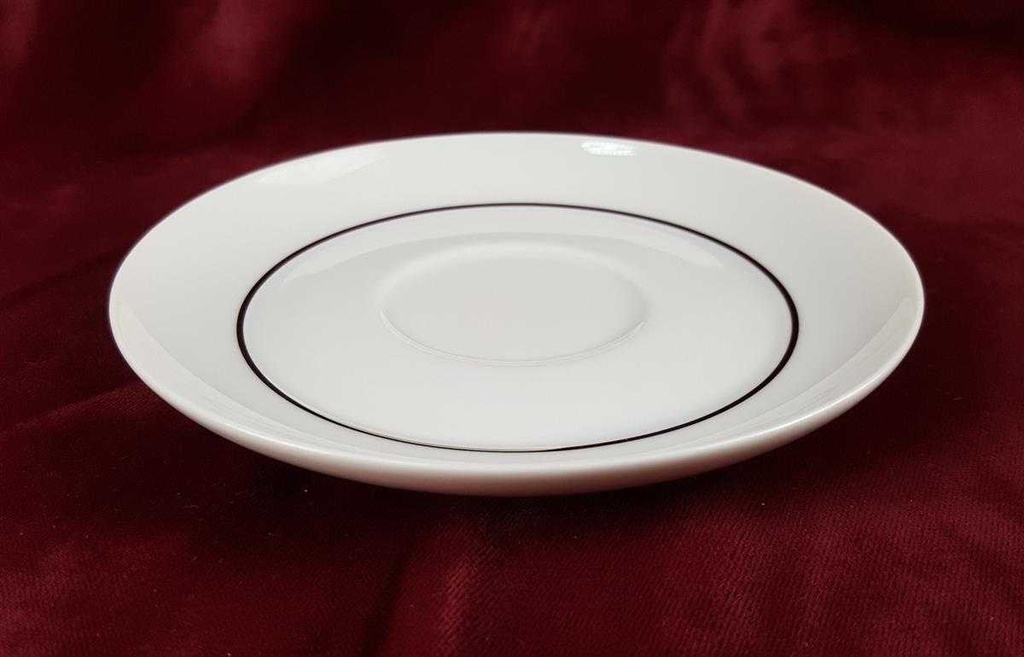[45816435] Kaffeetasse mit Untertasse Tasse 2tlg Thomas Porzellan Lanzette Platinrand Weiß Bild 8