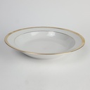 [458164350] Suppenteller Goldrand 4 cm Chodziez gebraucht - gut Bild 2