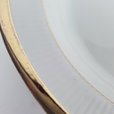 [458164350] Suppenteller Goldrand 4 cm Chodziez gebraucht - gut Bild 5