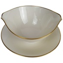 [458164353] Sauciere Goldrand 0,3 L Zeh Scherzer Bavaria Germany elfenbein Beige gebraucht - gut Bild 2