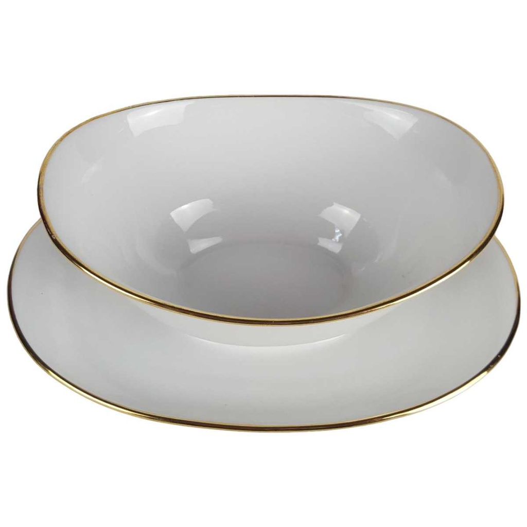 [458164359] Sauciere Goldrand 0,2 L Schumann Arzberg Carl Weiß gebraucht - gut Bild 2