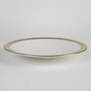 [458164360] Untertasse Golddekor 14,3 cm Hutschenreuther Arzberg weiß gebraucht - gut Bild 2