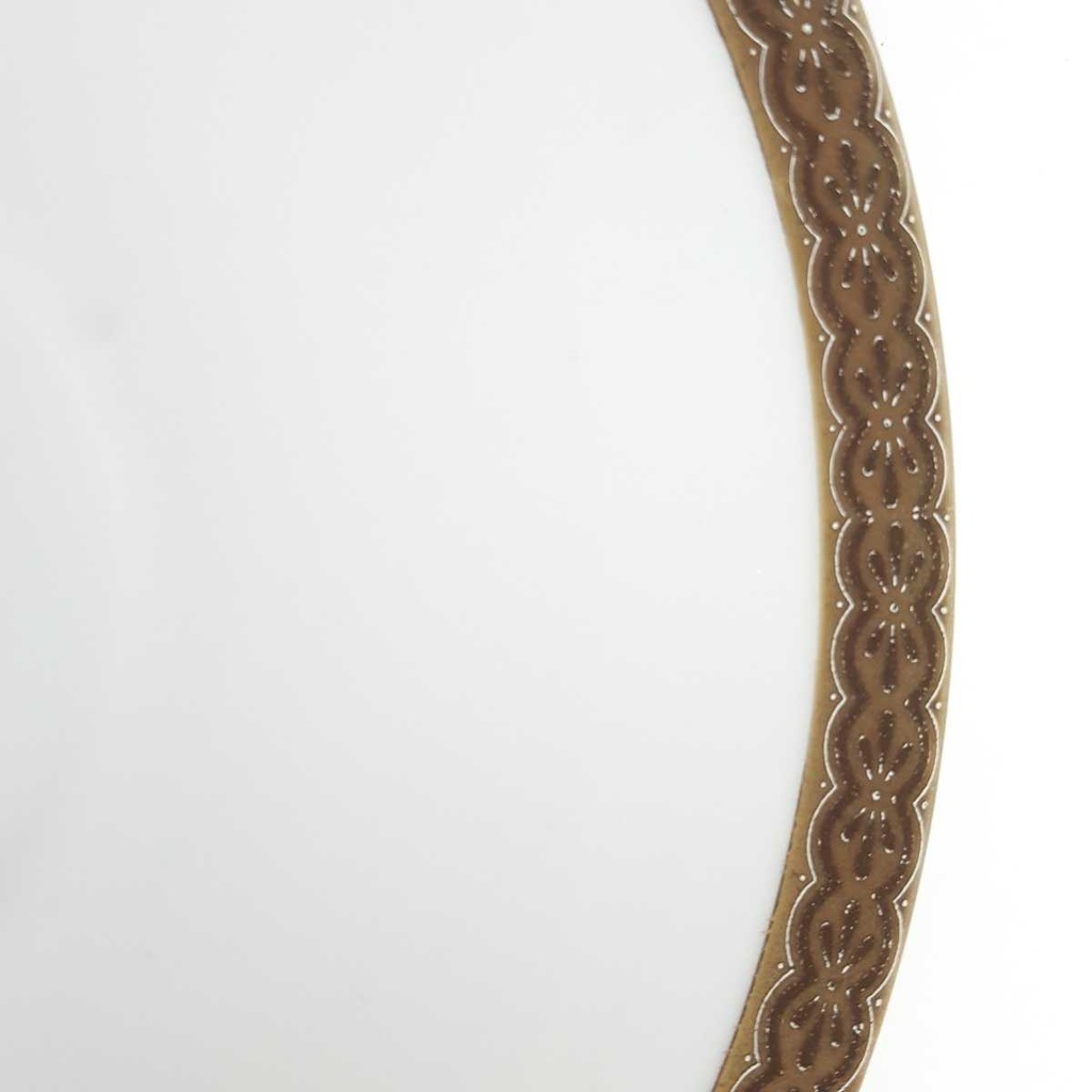 [458164360] Untertasse Golddekor 14,3 cm Hutschenreuther Arzberg weiß gebraucht - gut Bild 3