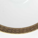 [458164360] Untertasse Golddekor 14,3 cm Hutschenreuther Arzberg weiß gebraucht - gut Bild 4