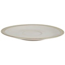 [458164361] Untertasse Goldrand 15,1 cm Seltmann Weiden Vohenstrauß elfenbein Beige gebraucht - gut Bild 2