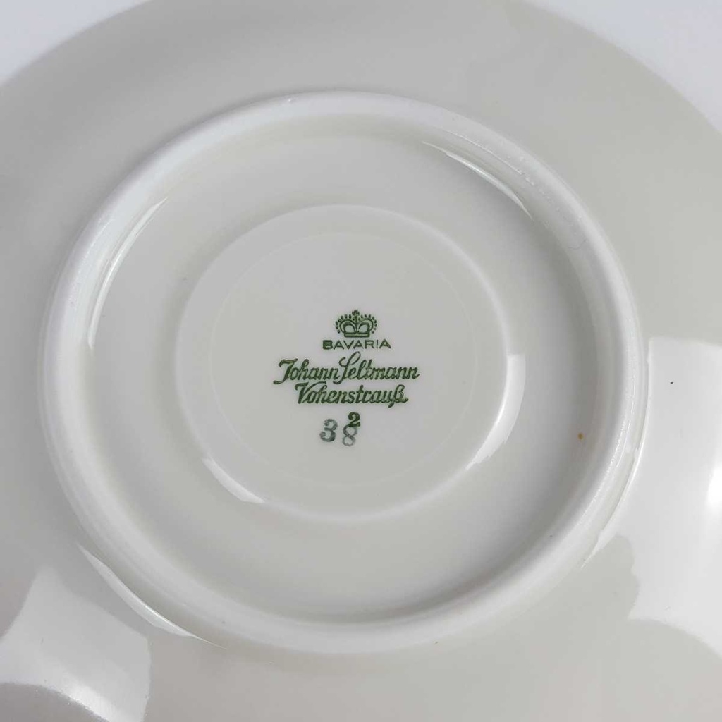 [458164361] Untertasse Goldrand 15,1 cm Seltmann Weiden Vohenstrauß elfenbein Beige gebraucht - gut Bild 6