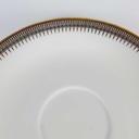 [458164362] Untertasse Goldrand 14,9 cm Seltmann Weiden Vohenstrauß elfenbein gebraucht - gut Bild 3