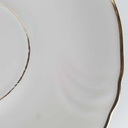 [458164364] Untertasse Goldrand 14,5 cm Winterling Marktleuthen Elfenbein Bavaria gebraucht - gut Bild 4
