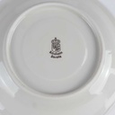 [458164365] Untertasse Goldrand 14,3 cm Schumann Bavaria geriffelt elfenbein gebraucht - gut Bild 6