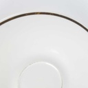 [458164366] Untertasse Goldrand 15,2 cm PMR Jaeger & Co Bavaria elfenbein gebraucht - gut Bild 3