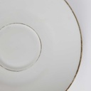 [458164367] Untertasse Goldrand 15 cm Winterling Marktleuthen Elfenbein Bavaria gebraucht - gut Bild 3