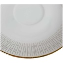 [458164368] Untertasse Goldrand 15 cm Winterling Kirchenlamitz grau Dekor gebraucht - gut Bild 2