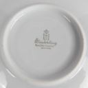 [458164368] Untertasse Goldrand 15 cm Winterling Kirchenlamitz grau Dekor gebraucht - gut Bild 4