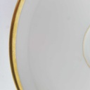 [458164371] Untertasse Goldrand 15,5 cm Kaiser Porzellan Alka Kunst 2007 Elfenbein Bavaria gebraucht - gut Bild 4
