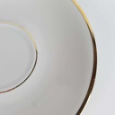 [458164372] Untertasse Goldrand 14,8 cm Winterling Marktleuthen Elfenbein Bavaria gebraucht - gut Bild 3