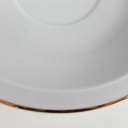 [458164373] Untertasse Goldrand 15,8 cm Burg Lindau Weiß gebraucht - gut Bild 3