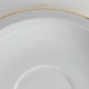 [458164373] Untertasse Goldrand 15,8 cm Burg Lindau Weiß gebraucht - gut Bild 4