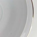 [458164373] Untertasse Goldrand 15,8 cm Burg Lindau Weiß gebraucht - gut Bild 5