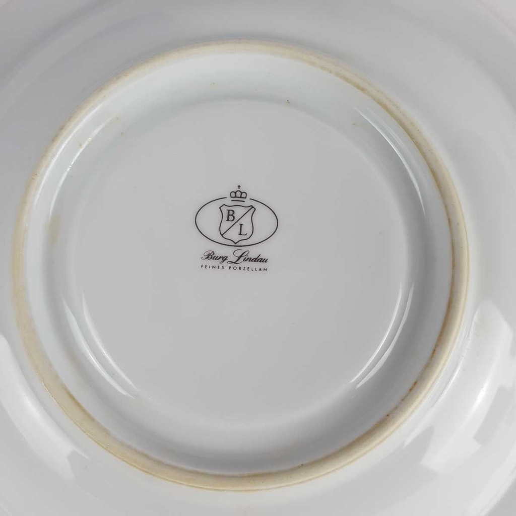 [458164373] Untertasse Goldrand 15,8 cm Burg Lindau Weiß gebraucht - gut Bild 6