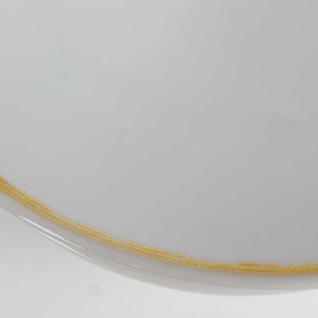 [2119162] 6er Set Kuchenteller Dessertteller Goldrand 19,1 cm Bavaria Weiß gebraucht - gut Bild 5