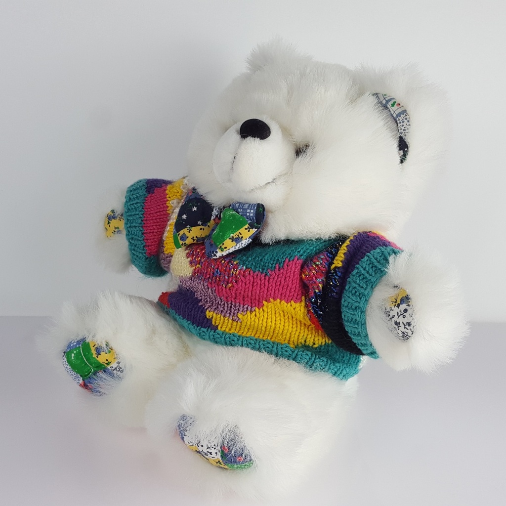 [458164386] Teddybär Bär mit Flügel Kuschelbär H 23,4 cm Bild 4