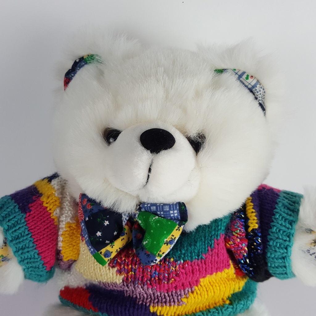 [458164386] Teddybär Bär mit Flügel Kuschelbär H 23,4 cm Bild 5