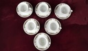 [2119165] 6er Set Untertasse Kaffeetasse mit 15 cm China Pearl Bunte Blumen gebraucht - gut Bild 3