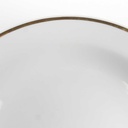 [2119166] 6er Set Suppenteller Goldrand 22,6 cm Bavaria Weiß gebraucht - gut Bild 5