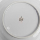 [2119166] 6er Set Suppenteller Goldrand 22,6 cm Bavaria Weiß gebraucht - gut Bild 7