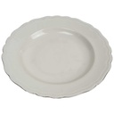[458164396] Suppenteller Goldrand 24,5 cm PMR Jaeger & Co Bavaria elfenbein gebraucht - akzeptabel Bild 2