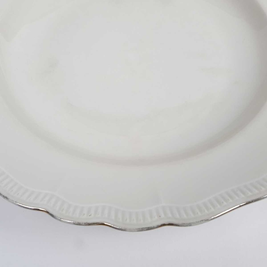 [458164396] Suppenteller Goldrand 24,5 cm PMR Jaeger & Co Bavaria elfenbein gebraucht - akzeptabel Bild 3