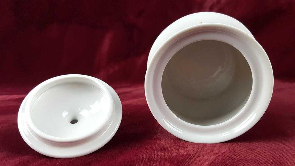 [45816440] Zuckerdose China Pearl Bunte Blumen gebraucht - gut Bild 6