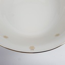[458164443] Porzellan Blumen Golddekor Goldrand elfenbein Schüssel D 23,8 H 6,5 cm Bild 4
