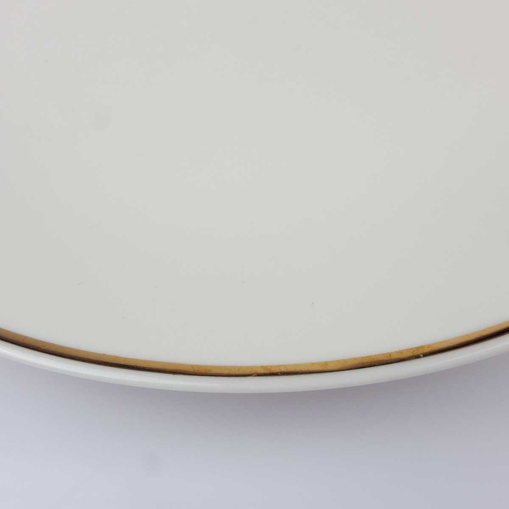 [458164458] Kuchenteller Dessertteller Goldrand 20 cm PMR Jaeger & Co Bavaria elfenbein gebraucht - gut Bild 5