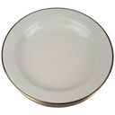[2119169] 6er Set Suppenteller Goldrand 22,9 cm Winterling Röslau elfenbein Beige gebraucht - gut Bild 2