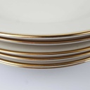 [2119169] 6er Set Suppenteller Goldrand 22,9 cm Winterling Röslau elfenbein Beige gebraucht - gut Bild 4