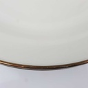 [2119169] 6er Set Suppenteller Goldrand 22,9 cm Winterling Röslau elfenbein Beige gebraucht - gut Bild 6