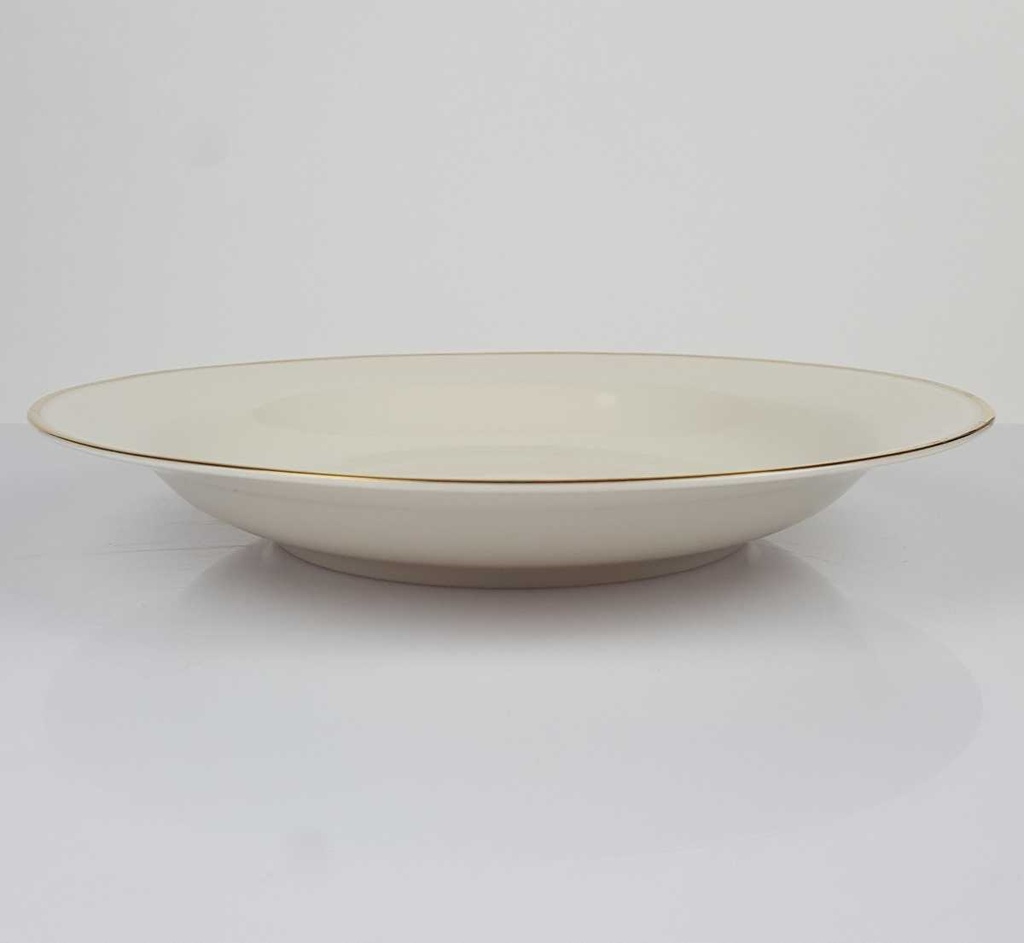[2119169] 6er Set Suppenteller Goldrand 22,9 cm Winterling Röslau elfenbein Beige gebraucht - gut Bild 7