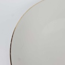 [458164461] Speiseteller Essteller Goldrand 23,7 cm Bareuther elfenbein 44 Beige Bavaria gebraucht - gut Bild 4