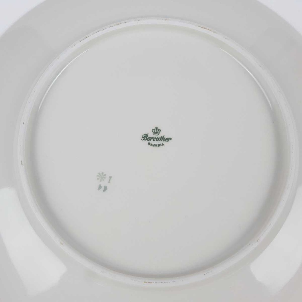 [458164461] Speiseteller Essteller Goldrand 23,7 cm Bareuther elfenbein 44 Beige Bavaria gebraucht - gut Bild 6