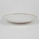 [2119170] 5er Set Untertasse Goldrand 14,1 cm Mitterteich Form 14004 Weiß Bavaria gebraucht - akzeptabel Bild 5