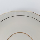 [458164465] Porzellan Goldrand geriffelt elfenbeinfarbe Untertasse D 14,7 cm Bild 3