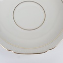 [458164465] Porzellan Goldrand geriffelt elfenbeinfarbe Untertasse D 14,7 cm Bild 4